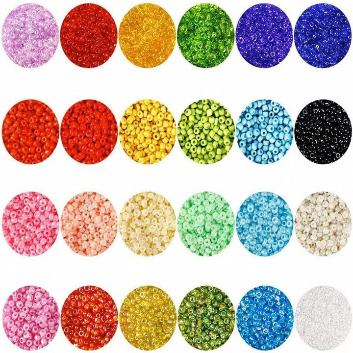 Seed / Rocailles Beads Kiera Kit - KREA DIY Jewellery Kit with different beads - 35000 pcs - Fashiongirl