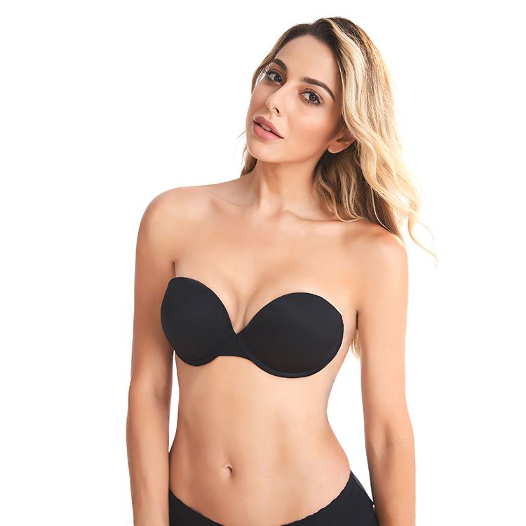 Shapelux Invisible Strapless Bra - Black - Fashiongirl