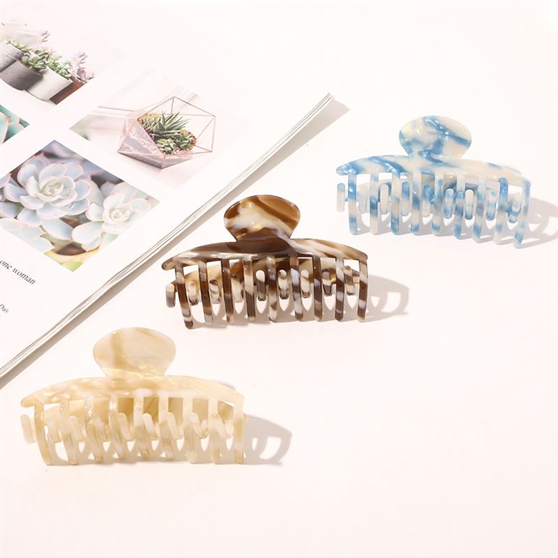 SOHO Gaja Hair Claw - Pink Marble - Hair Accessories