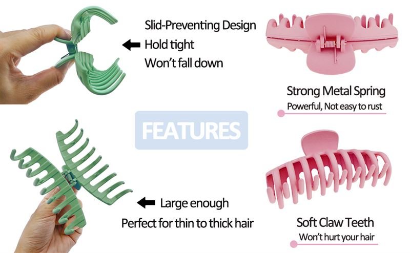 SOHO Kana Hair Claw - Bark Brown - Hair Accessories