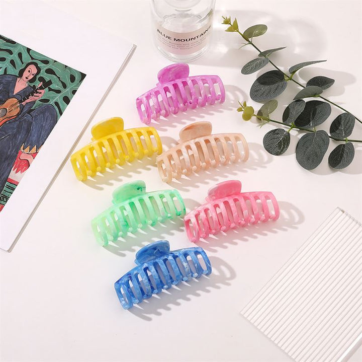 SOHO Kana Marble Hair Claw - Ocean - Hair Accessories