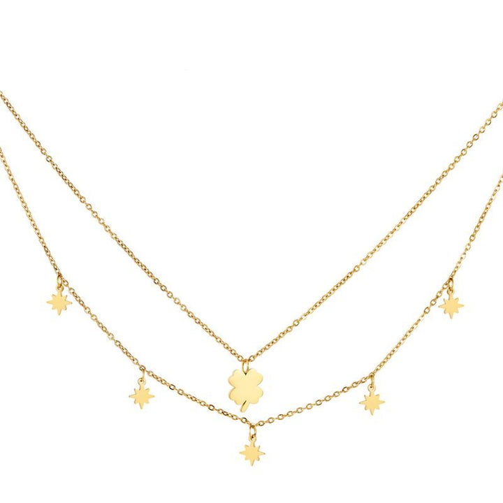 SOHO Maci Double Necklace - Gold - Fashiongirl