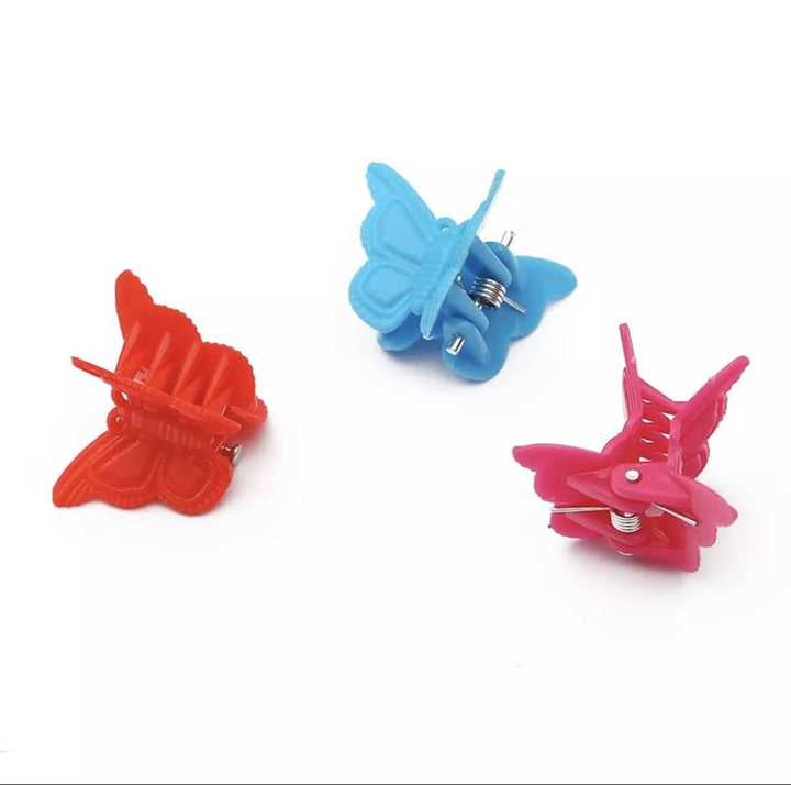 SOHO Mini Butterfly Hair Claws / Hair Decorations - 50 pcs Butterfly Hair Claws Multicolour - Hair Accessories