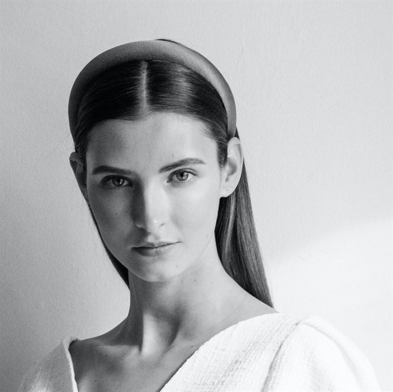 SOHO Satin Headband - Dark Blue - Hair Accessories