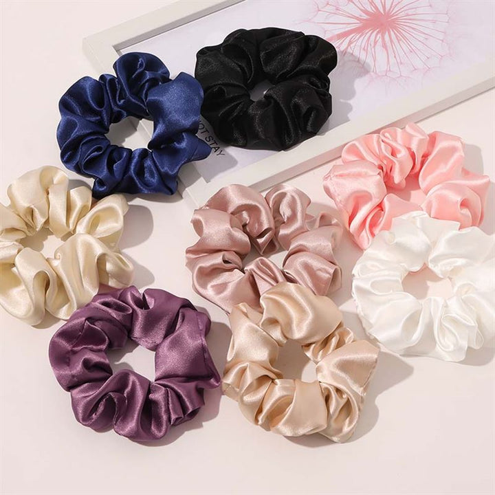 SOHO Satin Scrunchie - Pink - Hair Accessories