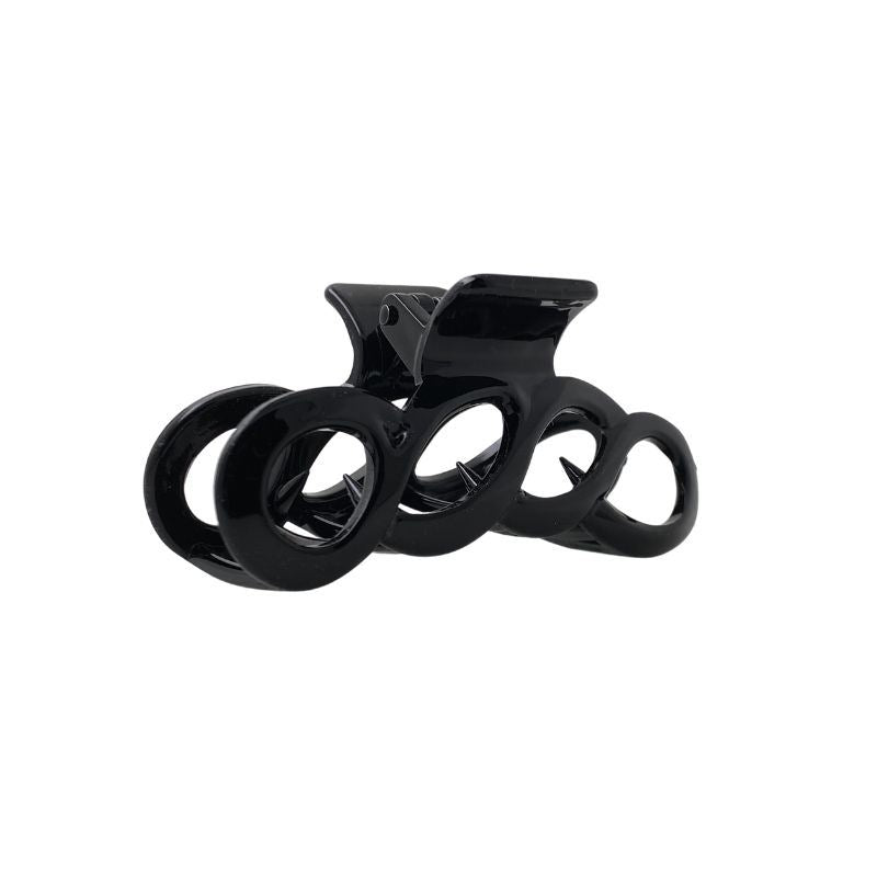 SOHO Wave Hair Claw - Black - Hair Accessories
