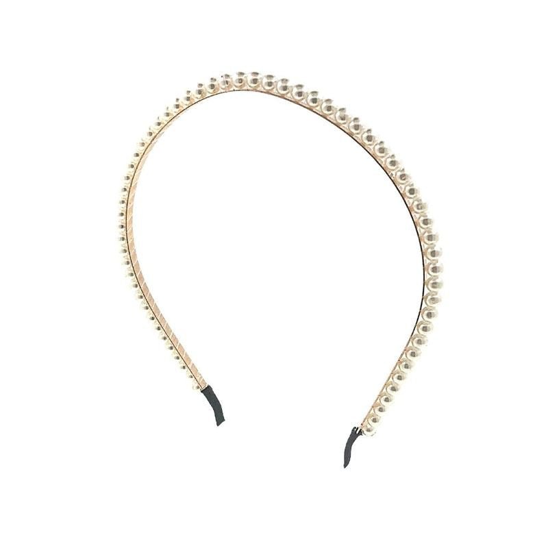 SOHO White Pearls - Headband with pearls - Hair Accessories