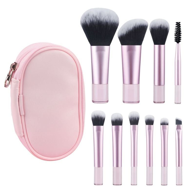 Technique PRO Petite Glow Brush Travel Set - Pink - Fashiongirl