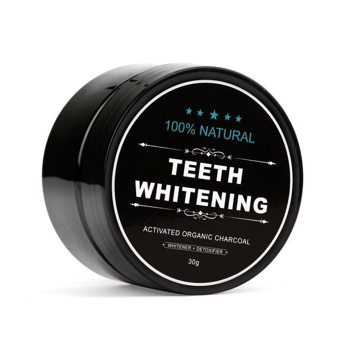 Teeth Whitening black toothpaste with activated charcoal (30 g) - Fashiongirl