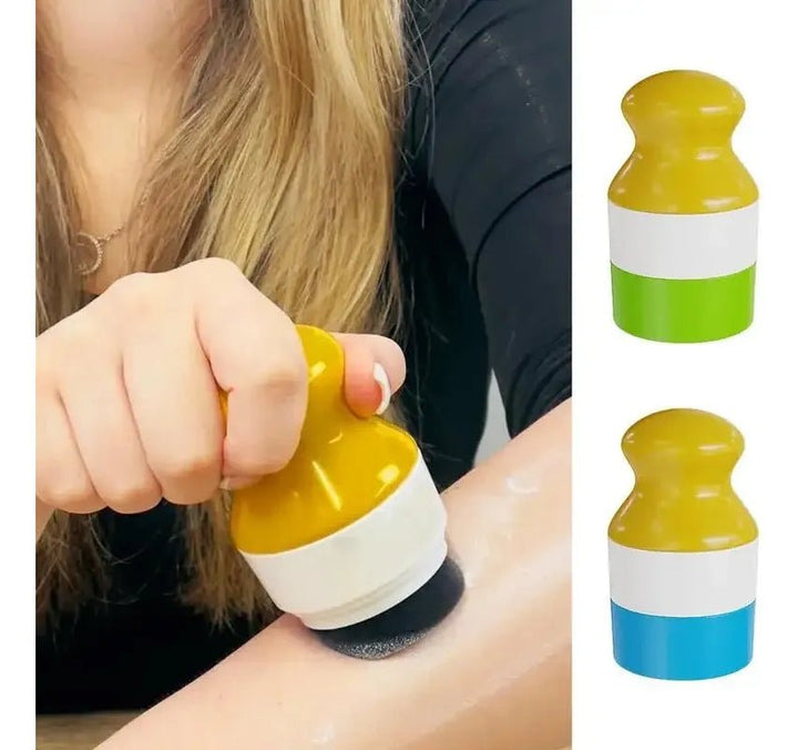 UNIQ Portable Refillable Sponge Roller Applicator - 100ml - Mess - Free Sunscreen & Lotion for Kids - Travel Accessories