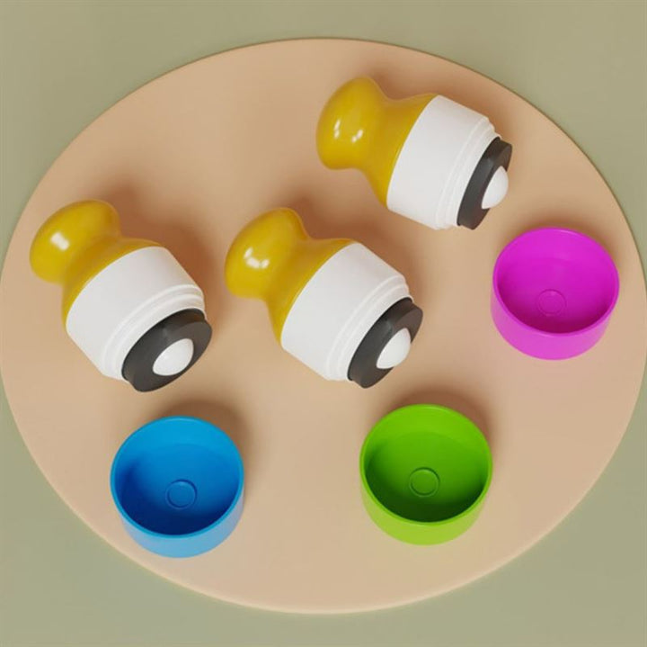 UNIQ Portable Refillable Sponge Roller Applicator - 100ml - Mess - Free Sunscreen & Lotion for Kids - Travel Accessories