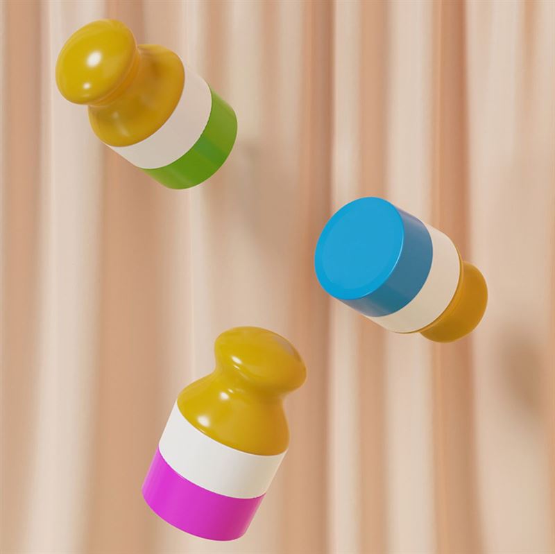 UNIQ Portable Refillable Sponge Roller Applicator - 100ml - Mess - Free Sunscreen & Lotion for Kids - Travel Accessories
