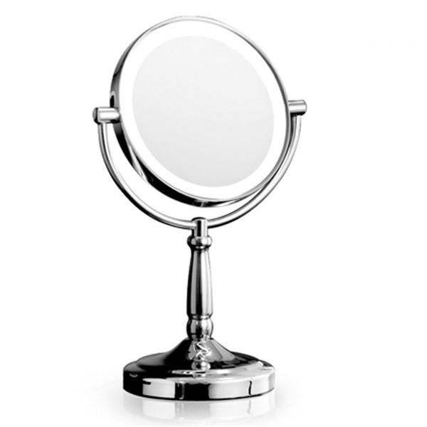 UNIQ Makeup Mirror with Lights and 5x Magnification, Medium