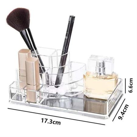 UNIQ Acrylic Make up Organizer 8 Compartments - CTN 07