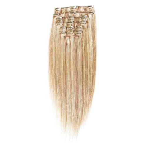 Clip On Hair #27/613 50 cm Light Blonde Mix