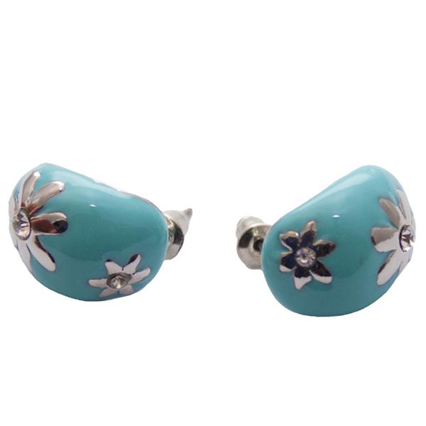 Turquoise Earrings with Star Motif
