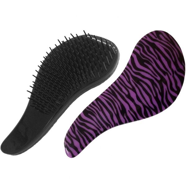 Detangles Hairbrush - Lilla Zebra