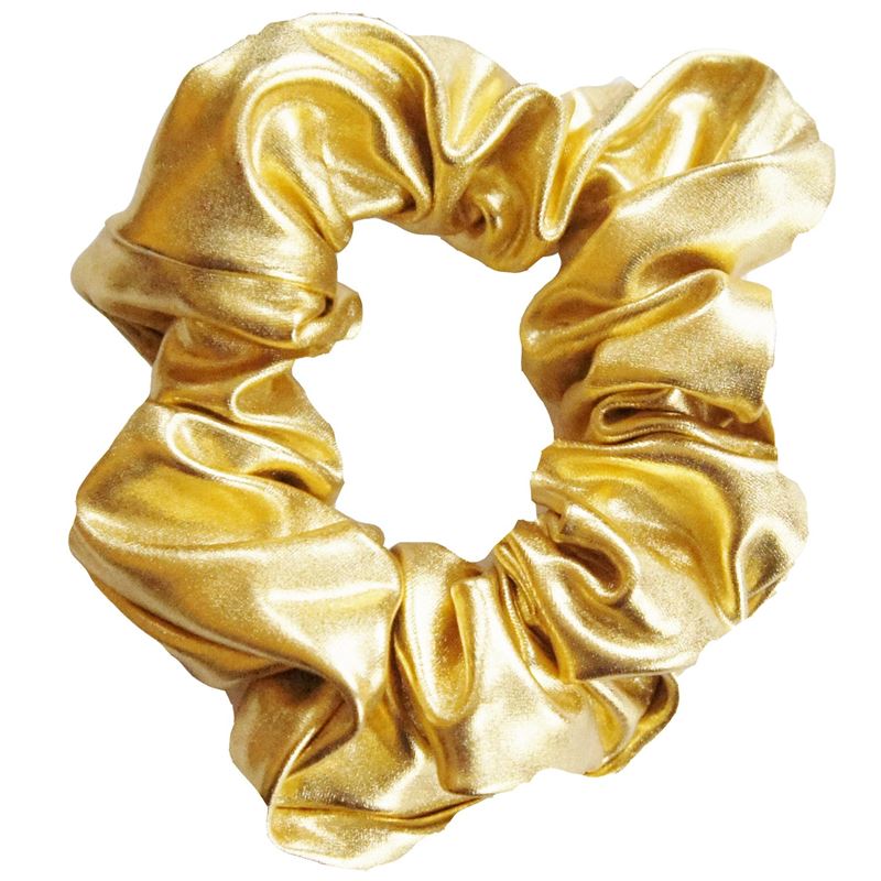 Scrunchie Hair Elastic - Metalic & Elastic - Gold