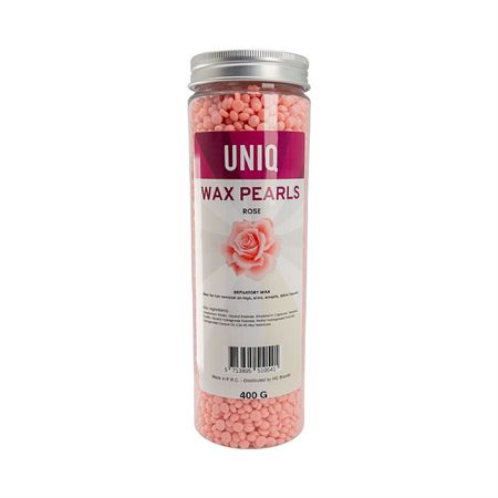  UNIQ Wax Pearls / Hard Wax Megapack - 400 grams Rose Wax Pearls