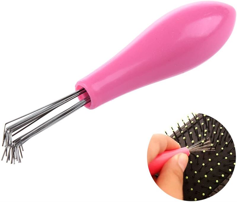 Hairbrush Cleans Tools - Pink