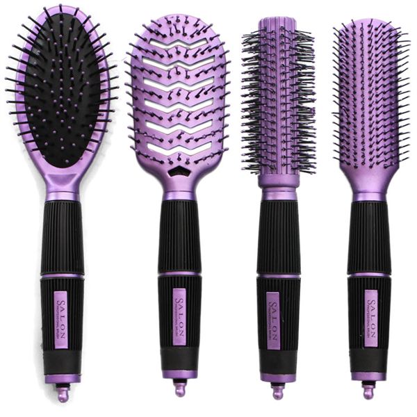 Hairbrush set Purple Edition - Salon Professional - Perfect Gift Idé