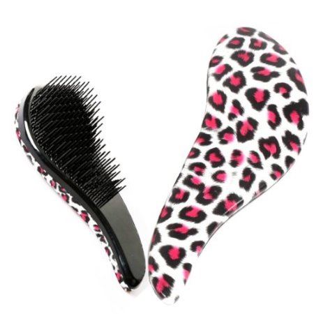 Detangles Hairbrush - Pink Leopard