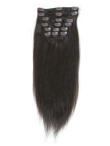 7set artificial fiber hair middle brown 27#