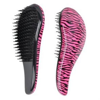 Detangler Hairbrush - Pink Zebra