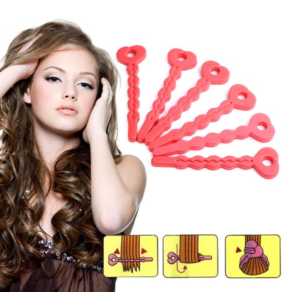 Hair Curler Set Sponge 6 pcs - Foam Curlers