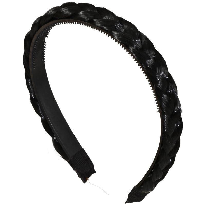 Braided Hairband - Black