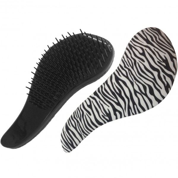 Detangler Hairbrush - Zebra