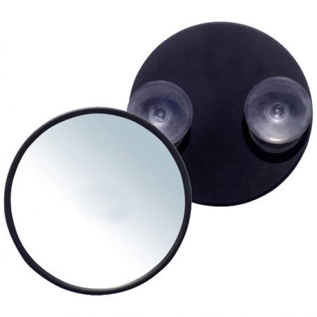 UNIQ Makeup Mirror 10x Magnification with Suction Cup - Black
