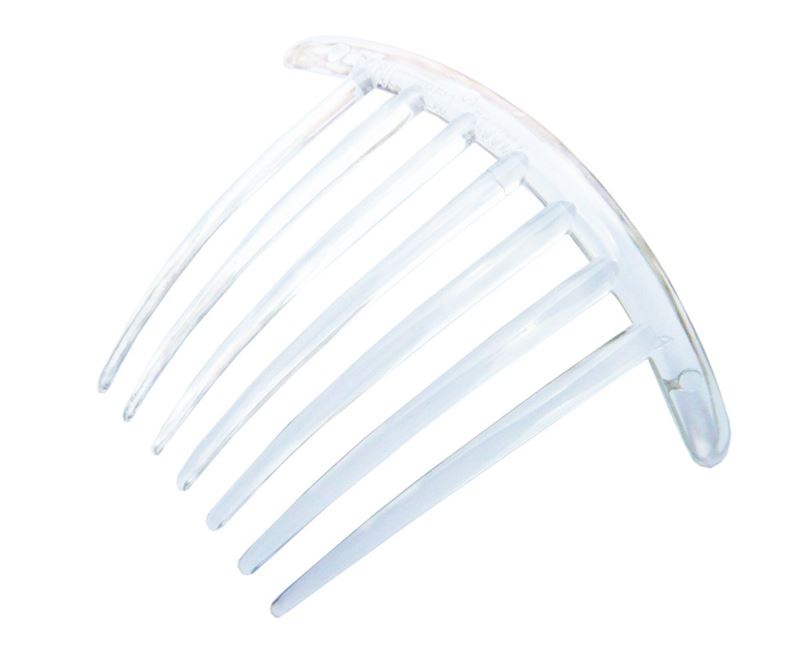 French Twist Side Hair Comb - Clear