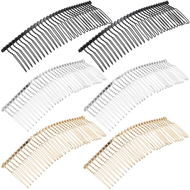  Metal Hair Comb 3.5 cm with 10 Teeth