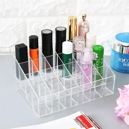 UNIQ Acrylic Makeup Organizer - 24 Compartments