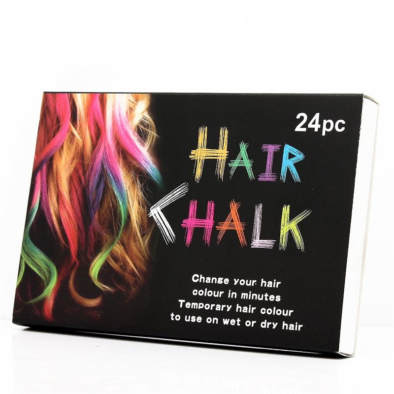  Hair Chalk Package with 24 Hair Chalks / Color Chalks for Hair