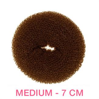 Hair Donut - Brown - 7 cm